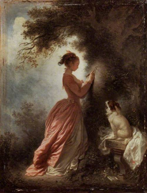 The Souvenir, 1776-1778 Jean-Honoré Fragonard 