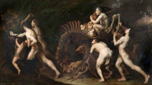 oursoulsaredamned:Hecate, Procession till häxsabbaten. Jusepe de Ribera (1600-tal),witches sabb