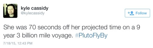 sorayachemaly:  Women scientists made up 25% of the Pluto fly-by New Horizon team. Make sure you share this, because erasing women’s achievements in science and history is a tradition. Happens every day.. http://pluto.jhuapl.edu/News-Center/News-Article.p