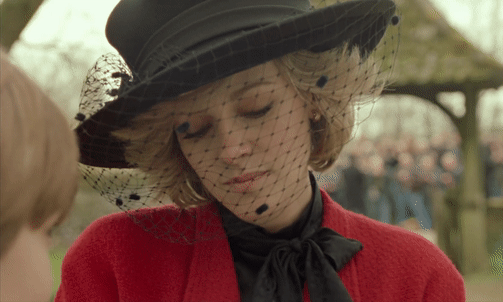 Kristen Stewart como Princesa Diana em cena de Spencer | Divulgação/Diamond Films