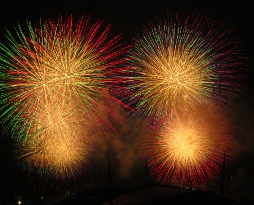 Japanese  Fireworks　 ‘Toyota City Fireworks Festival’ July 28, 2013 花火＝はなび＝Hanabi＝Fireworks