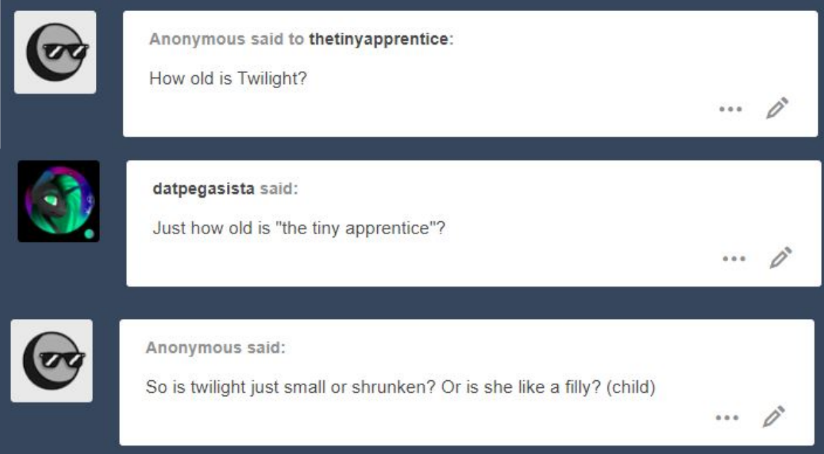 thetinyapprentice:She’s quite open about her age, someone else would prefer to