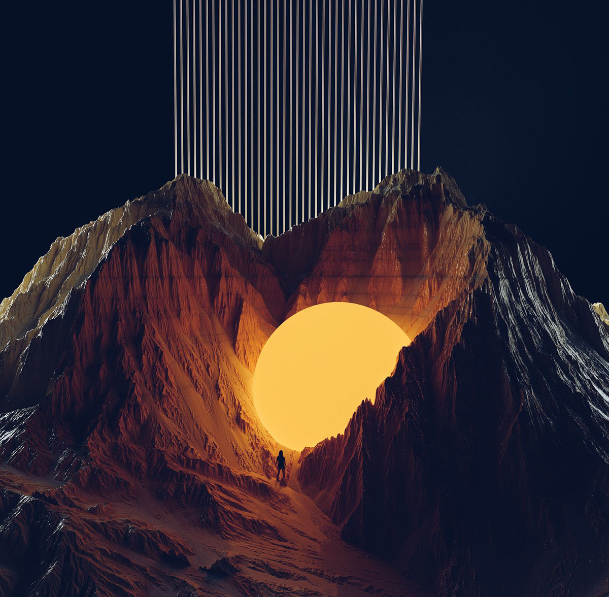 cinemagorgeous:  Mind-bending imagery by artist Bola Ogunjobi. 
