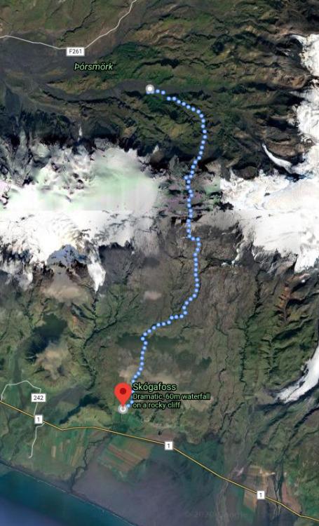 geologicaltravels:1997:  In July 1997 we did the 23 km hike from Þórsmör
