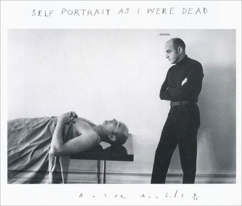 Duane Michals, Self Portrait As I Were Dead, 1968