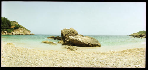 Cala Mazzo di Sciacca, Sicily, Italy, Widepan Pro II, Kodak E100G, xpro