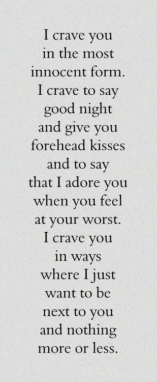 sothisgirl:  I crave you. 