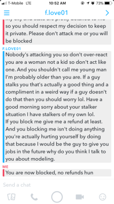 friendly reminder that this type of ignorance is still believed in 2017 “stalking should be a compliment”