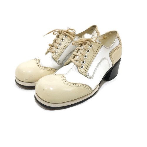 Platform spectators M8 Link in profile or message to purchase#vintageplatforms #70sshoes #vintages