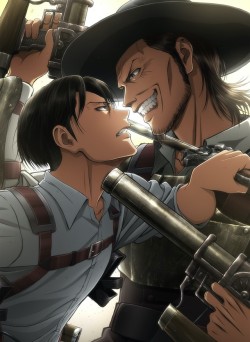 snknews:  Summarized Translation: Mantan Web Interview with SnK Seiyuu Kamiya Hiroshi (Levi) and Yamaji Kazuhiro (Kenny) Shingeki no Kyojin: The “Master &amp; Apprentice” Conversation Between Kamiya Hiroshi &amp; Yamaji Kazuhiro; A Look at Uncompromising