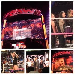 Orlando last night! 😊 #picstich #RAW #Orlando #DeanAmbrose #SethRollins #RomanReigns #CMPunk #RandyOrton #TripleH #StephMcMahon #WWE