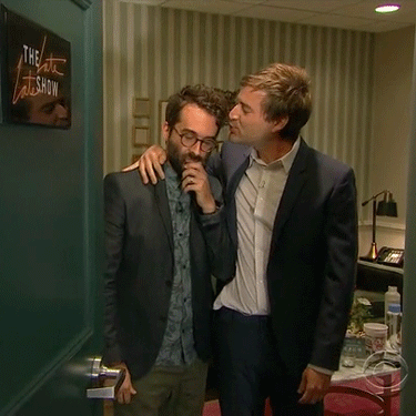 bleuskais:Late Late Show 31 Jul 2017 Duplass Brothers
