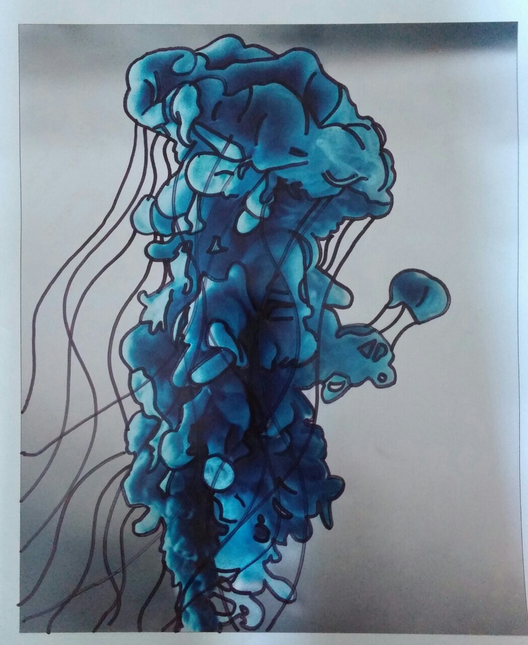 t-peterson-photo:  Took this photo of some ink a while back and had this 16x20 print