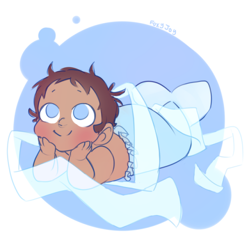 foxyjoy-art:Smoltober: day 6 baby mer-Lance! digital 