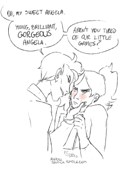 Brancadoodles: Oh No, My Hand Slipped At The Crazy Hint Of Such Possible Sexual Tension.