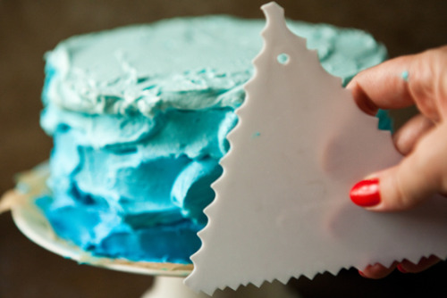  Ocean Blue Ombre Cake Frosting Tutorial porn pictures