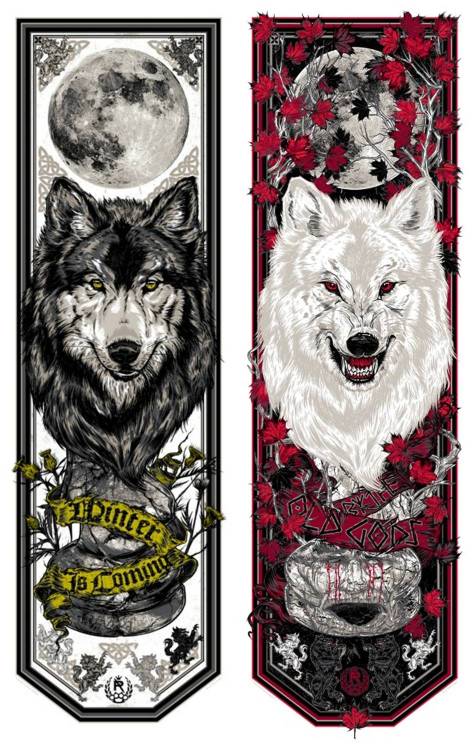 xombiedirge:Game of Thrones: Call the Banners Series 1 & 2 by Rhys Cooper12" X 38" 5 c