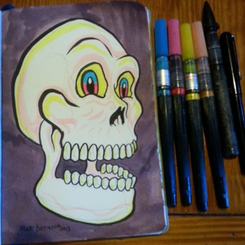 Sex Draw more skulls always. #mattbernson #artistsontumblr pictures