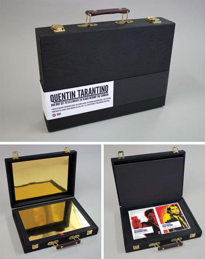 tarantinoforever:  Packaging for a dvd box set celebrating ‘Quentin Tarantino’s