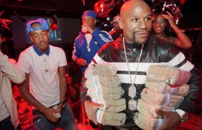 Floyd mayweather and 50 cent