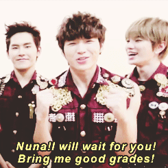 eteru:  Infinite supports students taking college entrance exams