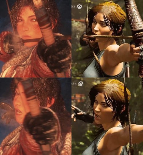 chrisstonerart: idk anymore, every video i saw in the new tomb raider game, looks way worse than almost EVERYTHING that Rise of the Tomb Raider had. wtf :(  I’m very dissapointed with new skin, shadow-lightning, particle effects, and all that. not