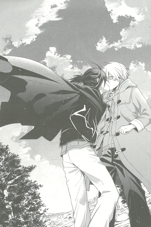 nishiinoyas:  “… Was that a goodbye kiss?”“It was a kiss of promise. I swear we’ll meet again, Shion.” 