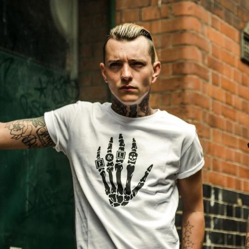 What better way to represent than with a brass knuckled skeletal hand?  Sovereign tee online now! #e