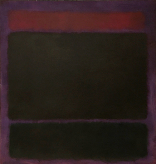 dailyrothko:
“Mark Rothko, Untitled (Rust, Blacks on Plum), 1962, Private Collection, Santa Monica © 1998 Kate Rothko Prizel & Christopher Rothko / Artists Rights Society (ARS),
”