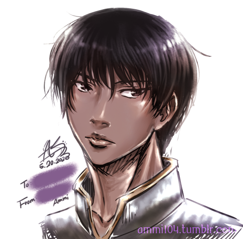 A Casca sketch I drew during a video chat with a good friend! One of our conversation was a discussi