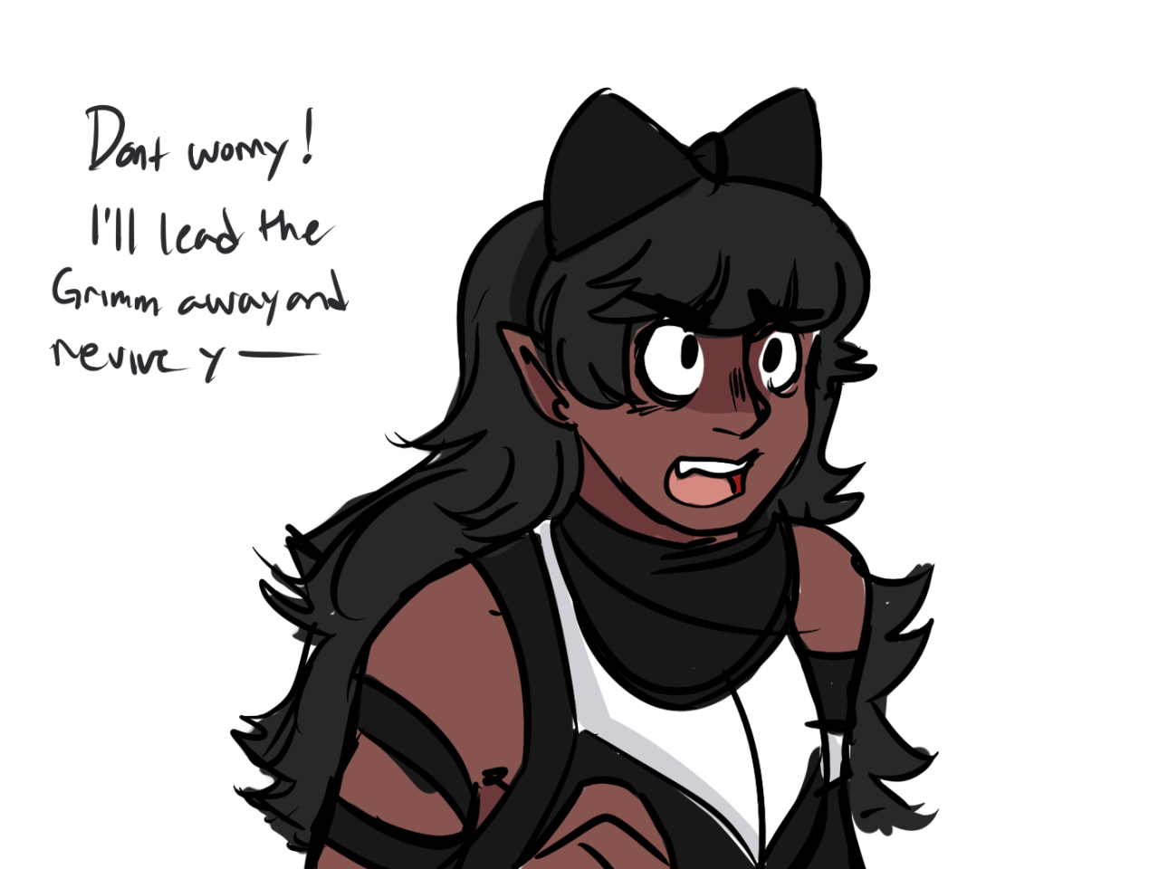 rwby-rose:  dogtit:  rwby grimm eclipse is a fun totally not stressful game   BASED