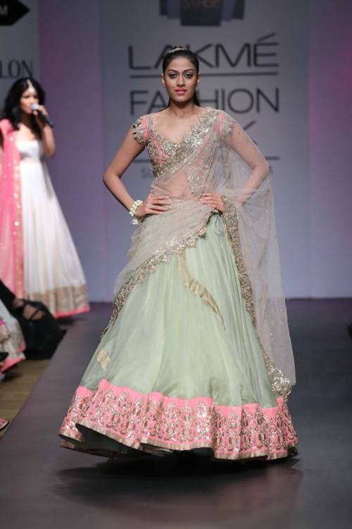 beautifulsouthasianbrides:  Anushree Reddy Lakme Fashion Week Summer Resort 2014