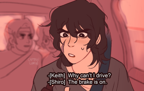 captainlumin:keith learning how to drive pt 2i forgot to upload this shitpost here oop