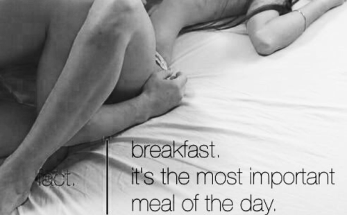 Someone just told me today how breakfast really is the most important meal of the day. I wonder if this is what she had in mind?