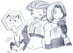 miyatoriaka: Team Rocket Valentine Version: “YOU HAVE TO BE MY VALENTINE!”  Bonus: Pokeshipping Babys!!! 