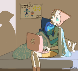 tassietyger:  Our Morning Routine by tassietyger  The last semester of college I spend a lot of time with my girlfriend. Often I would spend many days at her place which meant I brought my stuff over. Sometimes I would get up in the morning to do some
