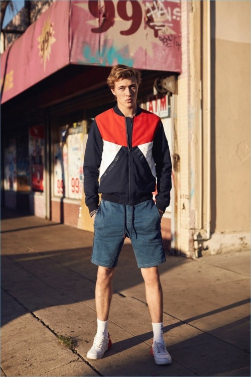  Lucky Blue Smith // Hilfiger Denim’s spring/summer 2017 campaign 