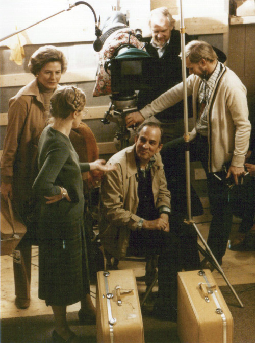 lottereinigerforever: On the set of “Höstsonaten”