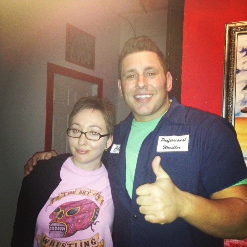 adriennegabriella: mxjoyride: so if taking a pic with a wrestler means you’re dating them, this me