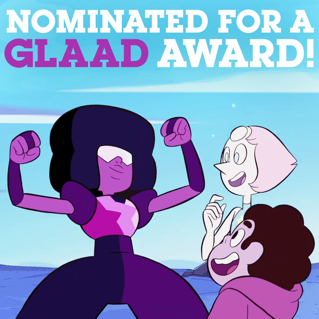 Congrats to the Steven Universe team’s @glaad nomination in the Outstanding Comedy