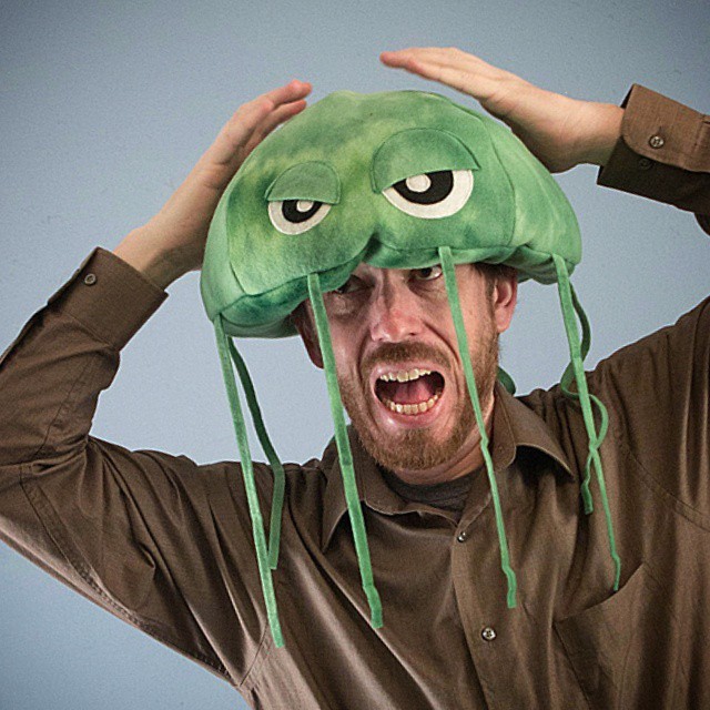 Ahhhhhh!
http://obeymybrain.etsy.com
#etsy #handmade #jellyfish #hat #obeymybrain #halloween #plush #fleece #costume