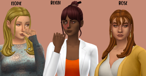 witheringscreations: All Arenetta Hairs Recolored in AMPified40 add-on swatches in omicient’s A Moot