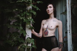 gypsyrose27:  Did a shoot with Anthony Slusher in an abandoned paper mill yesterday. Got a lot of great photos! This is one of my favorites. Check out his work. http://instagram.com/anthonywslusherhttp://yvngbeard.tumblr.com