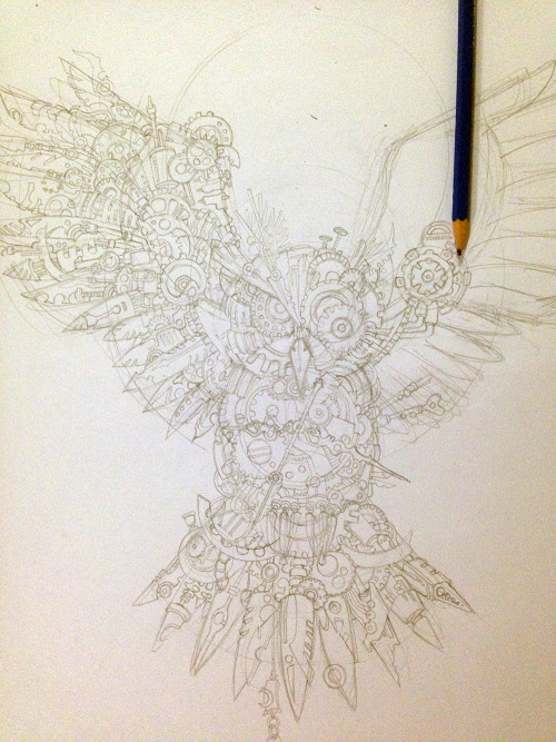 kerbyrosanes: “TIME GUARDIAN”Commissioned work for Zero Square - Malaysia.I really enjo