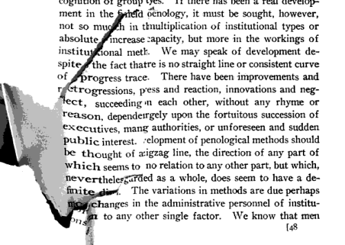 Ripped and glitched.
From p. 48 of Prison Methods in New York State by Philip Klein (1920). Original from the University of Michigan. Digitized July 28, 2009.