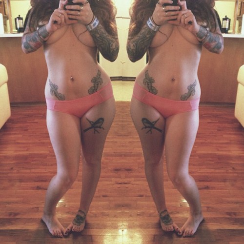 killerkurves:  sashsuicide:  #tattoosday #selfie @suicidegirls #tattoos #girl left over from #sundies 