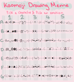 komi-yan:  i dunno if this has been done before but here you go, all emoticons found here! 