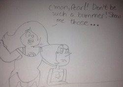 gravityfaller8979:  AMETHYST YOU STOP THAT