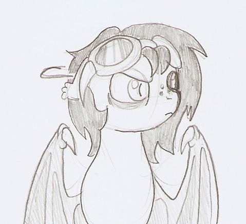 thedenofravenpuff:Today’s doodle was brought to you by the weird ways Burd and I begin our daily chats at times. I have no idea, I just needed to draw it. No explanation. This is all it is. Enjoy!x3!