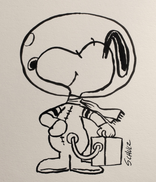 explore-blog:  This drawing of Snoopy celebrating NASA’s Apollo 10 space program comes from this new
